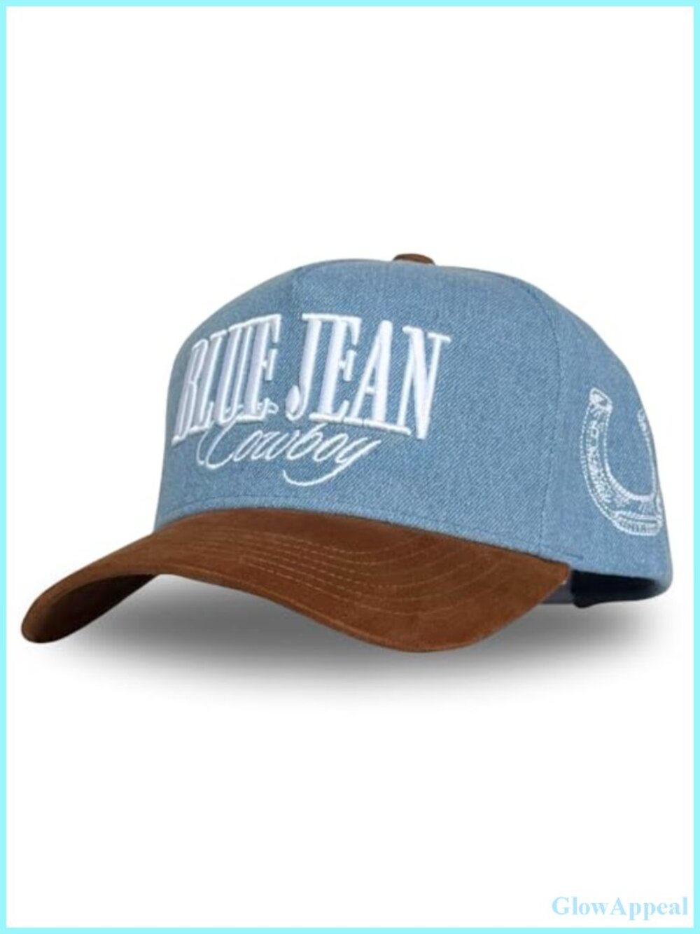 Vintage Western Trucker Hat Snapback Cotton Cowgirl Cowboy Unisex